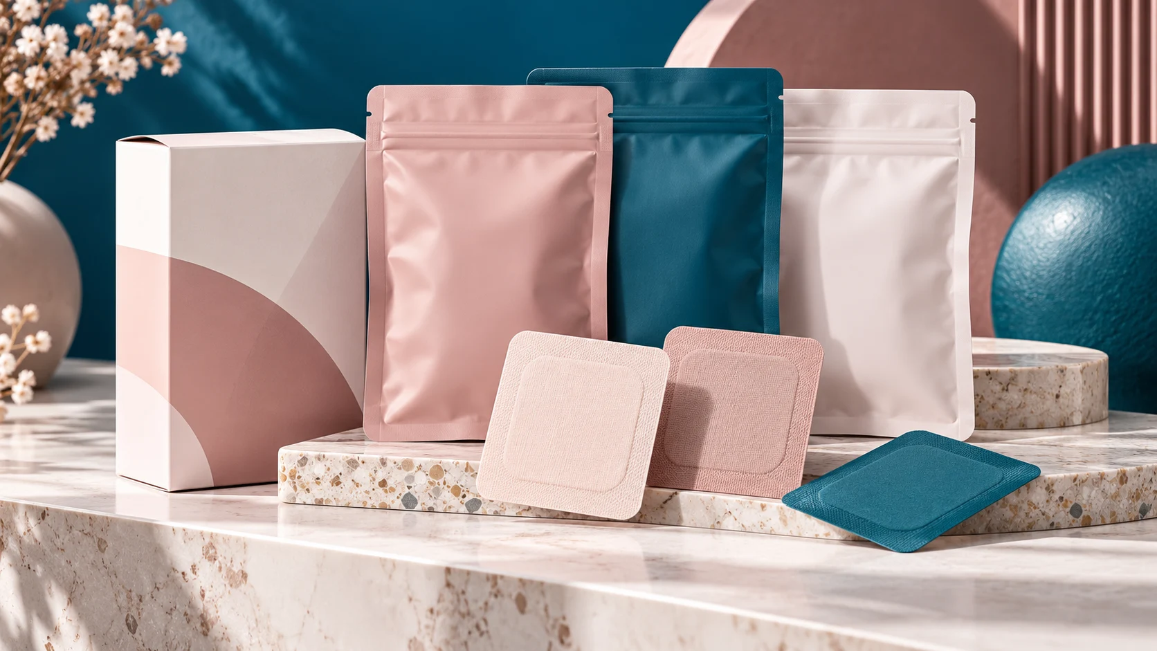 Anonymous patch packaging concept for a retail product