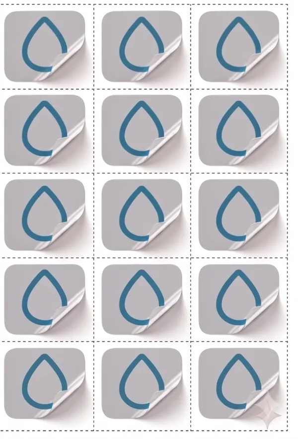 Bladder sheet of patches