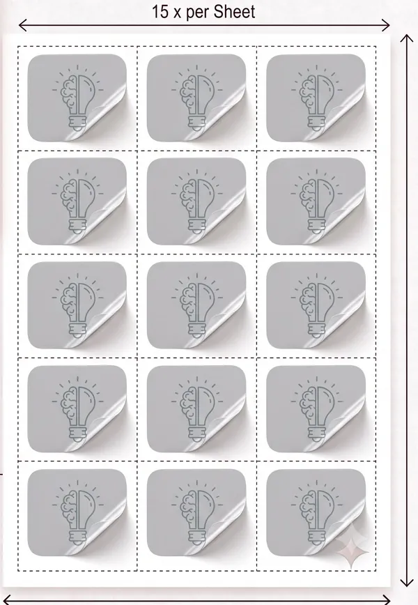 Focus & Brain sheet of patches