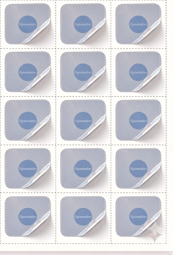 Rejuvenation sheet of patches